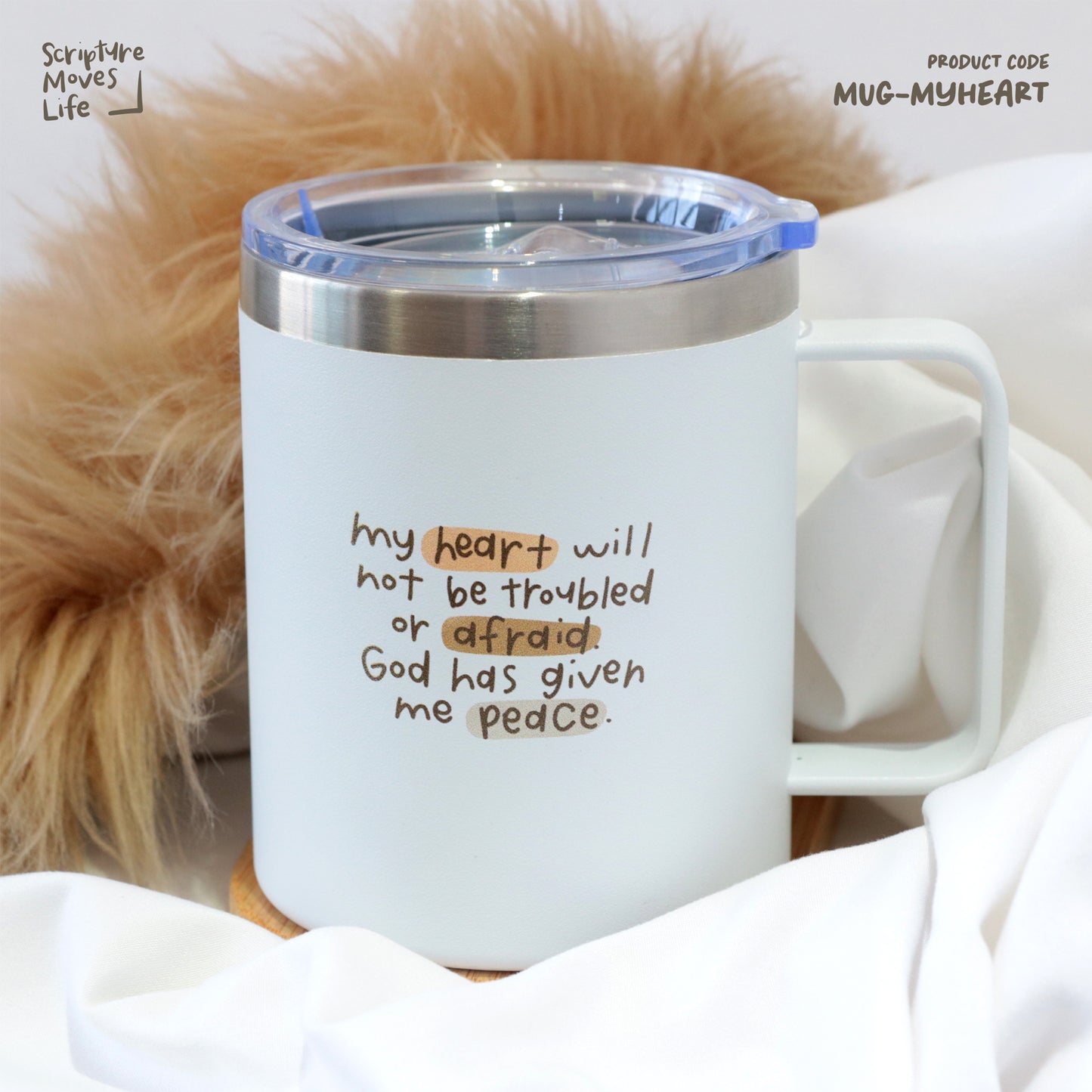 Insulated Mug by Scripture Moves Life
