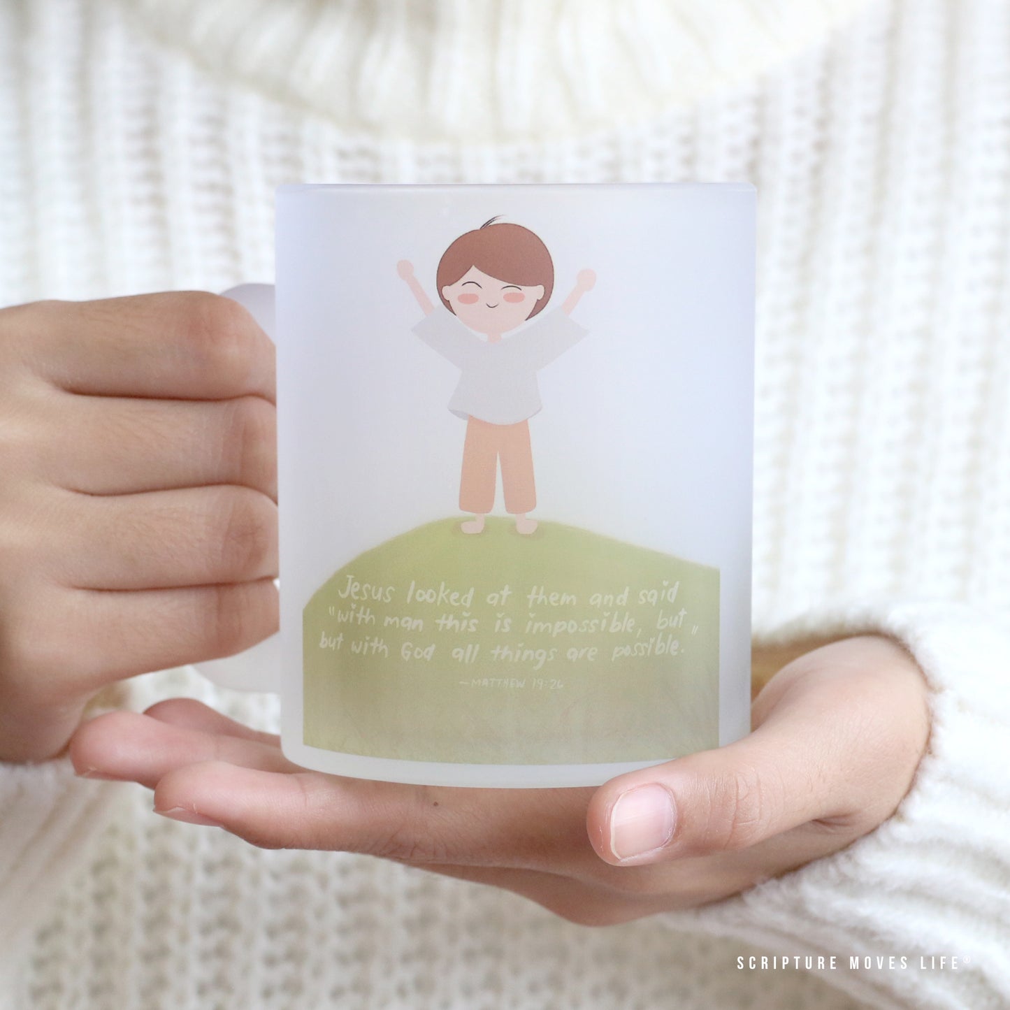 Frosted Mug-All things are possible