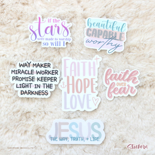 Stickers-Faith Set